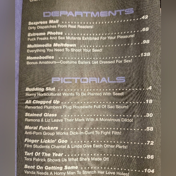 Vintage Cheri Magazine Holiday 2000 with Tera Patrick Cover - Picture 4 of 8